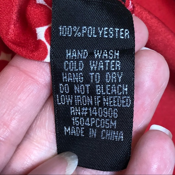 KNAPP STUDIO red white polka dot hombre sh… - Picture 13 of 13